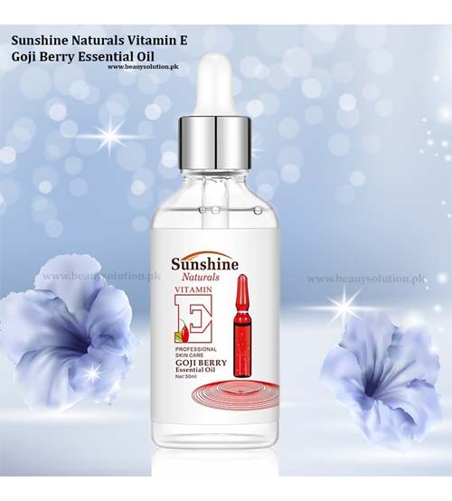 Sunshine Natural Vitamin E Professional Skin Care Goji Berry Essential Oil